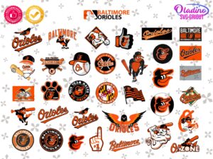 Baltimore Orioles SVG, MLB Orioles Baseball Vector Design