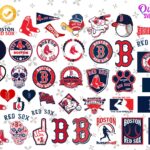 Boston Red Sox SVG, MLB Red Sox Baseball Vector Design