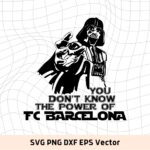 Darth Vader FC Barcelona SVG