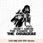 Darth Vader San Diego Chargers SVG Cricut