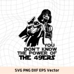 Darth Vader San Francisco 49ers Funny SVG