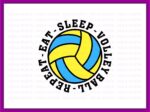 Eat Sleep Volley Ball Repeat svg