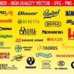 Firearms Brands SVG, Logo Vector EPS, DXF and PNG