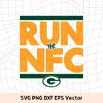 Green Bay Packers Run The NFC SVG