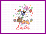 Happy Easter Daisy Duck Easter Easter Egg SVG, Daisy Duck PNG