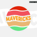 Mavericks Retro Design, Mavericks SVG, Vintage Vector