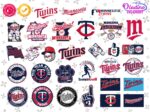 Minnesota Twins SVG Image Logo Vector Bundle, MLB Minnesota Cricut