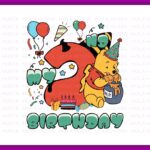 My 2nd Birthday Winnie The Pooh It's My Birthday Design Instant Download