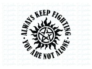 Supernatural Design SVG Image Vector, Quotes