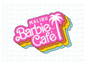 barbie cafe svg