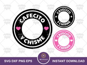 cafecito y chisme svg