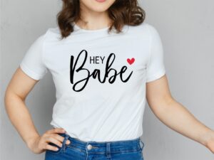 hey babe SVG T-Shirt Design