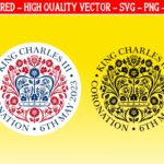 king charles coronation date svg, emblems SVG