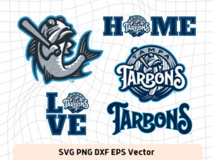 tampa tarpons svg bundle, baseball, tampa tarpons logo MILB png