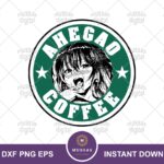 Ahegao Coffee Anime Hentai Echi SVG, Ahegao Vector PNG