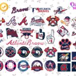 Atlanta Braves Svg Image, Digital Cut Files, Baseball Clipart PNG MLB