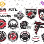 Atlanta Falcons NFL SVG Vector Clipart Football Team Bundle File