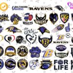 Baltimore Ravens Svg Bundle, NFL teams logo PNG, DXF EPS