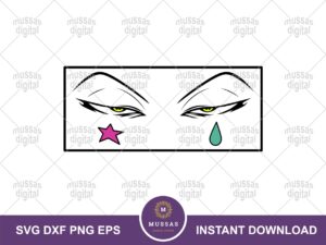 Hisoka HXH Eye Vector SVG