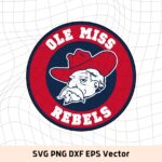 Hotty Toddy Ole Miss Rebels SVG file