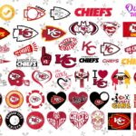 Kansas City Chiefs NFL SVG Files - Perfect for DIY Projects, Scrapbooking, and More