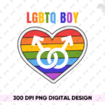 LGBTQ BOY Design Sublimation