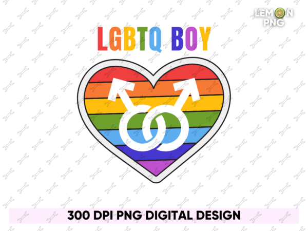 LGBTQ BOY Design Sublimation