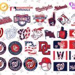 MLB Logo Washington Nationals SVG Bundle, PNG, Baseball Vector