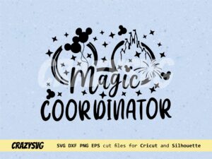 Magic Coordinator Svg Family Vacation PNG Vector