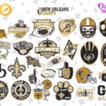 New Orleans Saints NFL SVG Bundle - Instant Download - High Quality Files for Cricut, Silhouette, and Other Cutting Machines