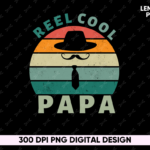 Reel Cool Papa Shirt Retro Design File