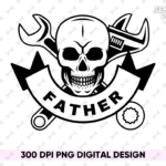 father mechanic PNG Design