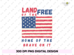 land of the free home of the brave on it Shirt Design