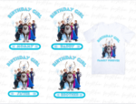 t-shirt family Frozen PNG Design