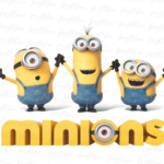 t-shirt minions PNG PDF Design