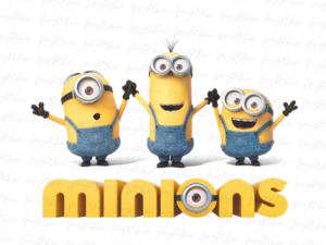 t-shirt minions PNG PDF Design