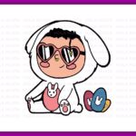 Baby benito svg vector balloon Bad Bunny Easter PNG