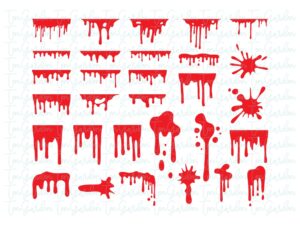 Bloods Drip SVG, Halloween Decoration, Startbuck DIY