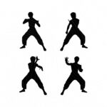 Bruce Lee Cricut SVG Silhouette PNG