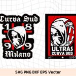 Curva Sud Milano SVG PNG Vector, Ultras Curva Sud