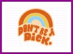 Don\'t be a dick svg vector