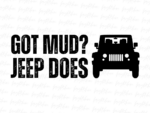 Got Mud Jeep Does PNG Design