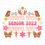 Groovy Senior 2023 Design Sublimation