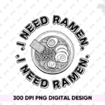 I need ramen PNG Design File