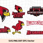 Illinois State University Image Design SVG, Instant Download, Layered, PNG EPS