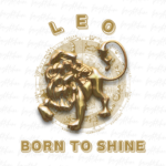 Leo Born to shine Shirt Design