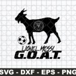 Lionel Messi G.O.A.T. SVG, Cricut Inter Miami