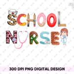 School Nurse PNG Design