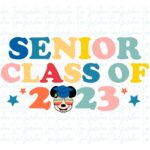 Senior Class of 2023 Disney Mickey Mouse SVG