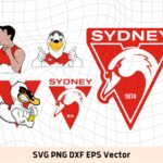 Sydney Swans Club SVG, Logo, Vector, Mascot PNG